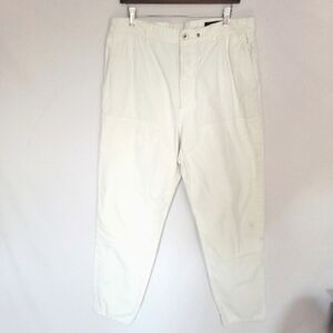 Women's size 36 Rag & Bone white patched jeans